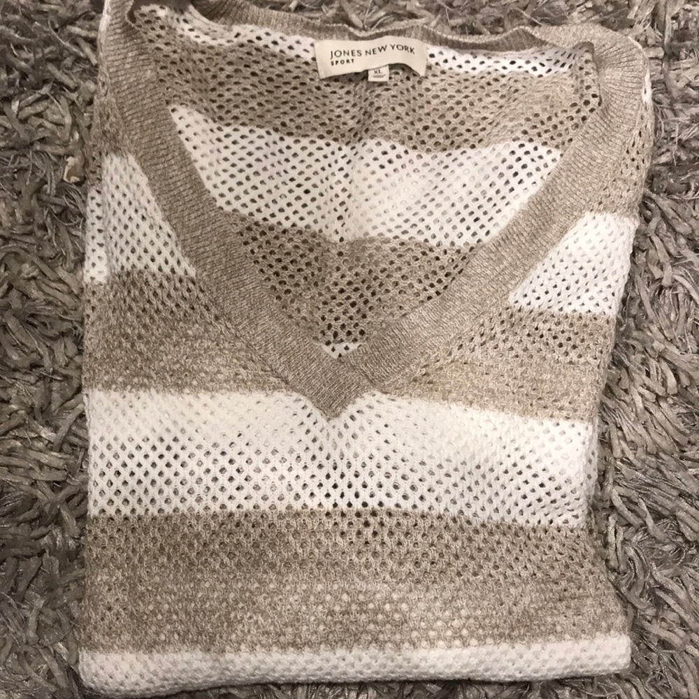 JONES NEW YORK SPORT KNIT SWEATER SIZE XL